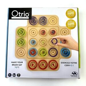 Otrio wood family board game NEW in box